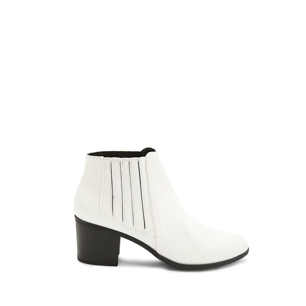 White Ankle Booties